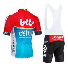 Ensemble cuissard vélo et maillot cyclisme équipe pro LOTTO Dstny 2024 Aero Mesh