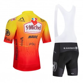Ensemble cuissard vélo et maillot cyclisme équipe pro ST MICHEL Auber 93 Mavic 2024 Aero Mesh