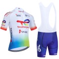 Ensemble cuissard vélo et maillot cyclisme équipe pro TOTALENERGIES 2024 Aero Mesh