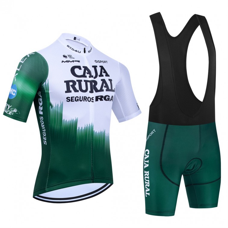 Ensemble cuissard vélo et maillot cyclisme équipe pro CAJA RURAL Seguros RGA 2025 Aero Mesh