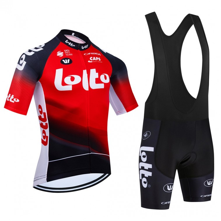 Ensemble cuissard vélo et maillot cyclisme équipe pro LOTTO 2025 Aero Mesh