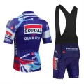 Ensemble cuissard vélo et maillot cyclisme équipe pro SOUDAL QUICK-STEP 2025 Aero Mesh