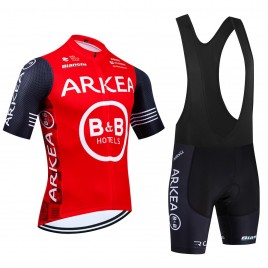 Ensemble cuissard vélo et maillot cyclisme équipe pro ARKEA - B&B Hotels 2025 Aero Mesh
