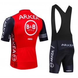 Ensemble cuissard vélo et maillot cyclisme équipe pro ARKEA - B&B Hotels 2025 Aero Mesh