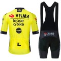 Ensemble cuissard vélo et maillot cyclisme équipe pro VISMA Lease a Bike 2025 Aero Mesh