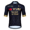 Maillot vélo équipe pro VISMA Lease a Bike 2025 Aero Mesh Black