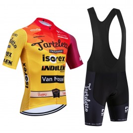 Ensemble cuissard vélo et maillot cyclisme équipe pro TARTELETTO - ISOREX 2025 Aero Mesh