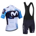 Ensemble cuissard vélo et maillot cyclisme équipe pro MOVISTAR 2025 Aero Mesh