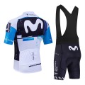 Ensemble cuissard vélo et maillot cyclisme équipe pro MOVISTAR 2025 Aero Mesh