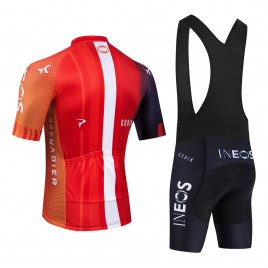 Ensemble cuissard vélo et maillot cyclisme équipe pro INEOS Grenadier 2025 Aero Mesh