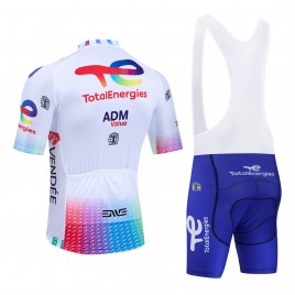 Ensemble cuissard vélo et maillot cyclisme équipe pro TOTALENERGIES 2025 Aero Mesh