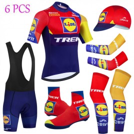 Tenue complète cyclisme équipe pro LIDL TREK 2025 Aero Mesh