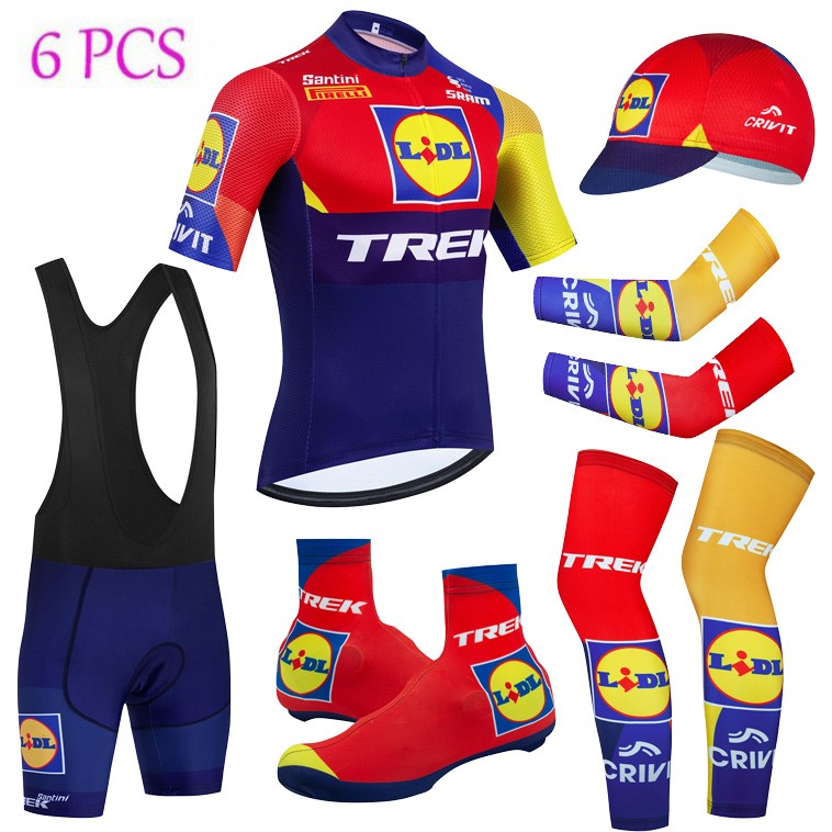 Tenue complète cyclisme équipe pro LIDL TREK 2025 Aero Mesh