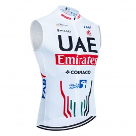 Gilet vélo coupe-vent sans manche UAE EMIRATES 2024