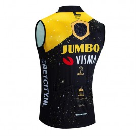 Gilet vélo coupe-vent sans manche JUMBO Visma Tour De France 2023