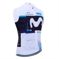 Gilet vélo coupe-vent sans manche MOVISTAR 2025