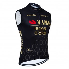 Gilet vélo coupe-vent sans manche VISMA Lease a Bike 2025 Black