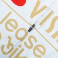 Gilet vélo coupe-vent sans manche VISMA Lease a Bike 2025 Blanc