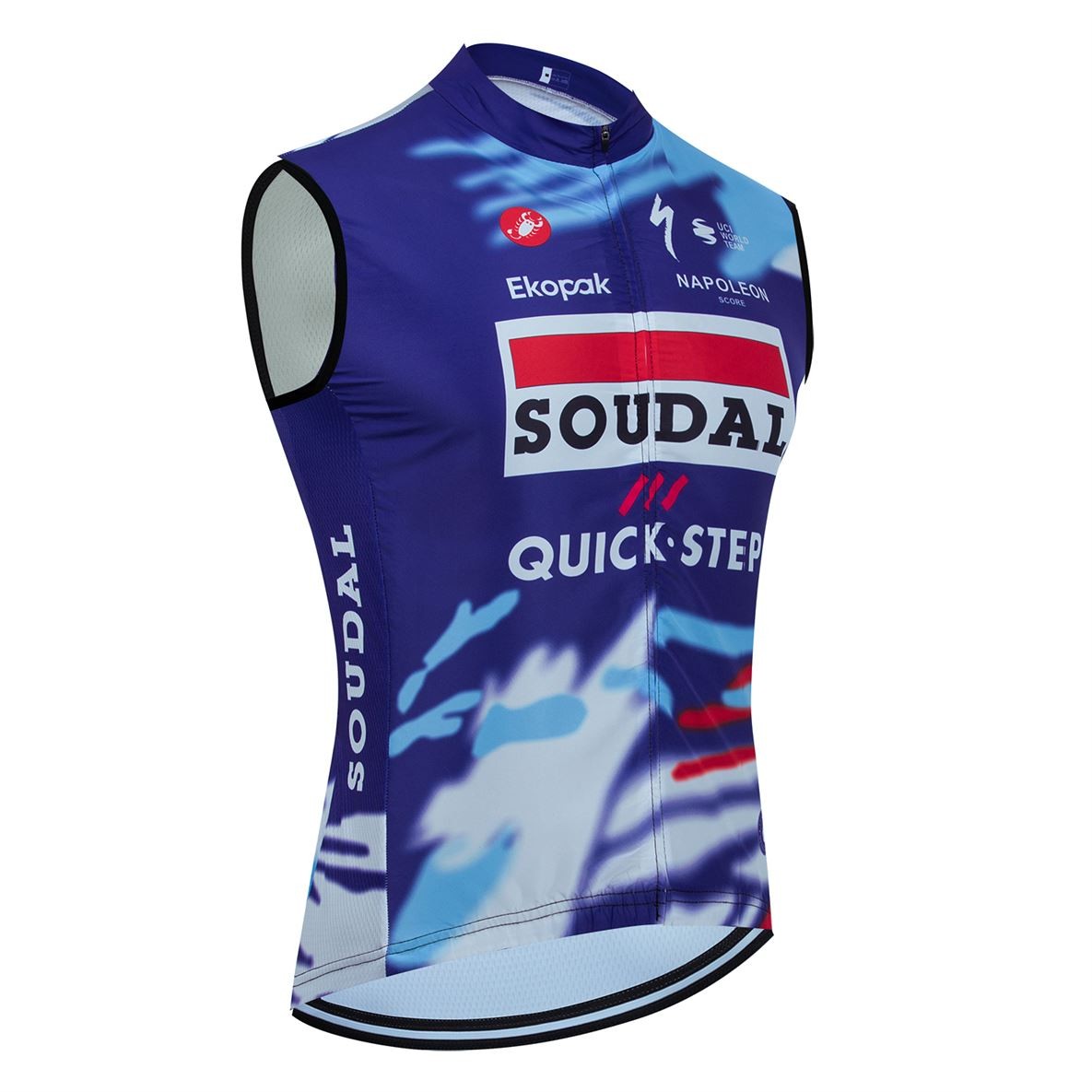 Gilet Cycliste CRAFT – CSC Skoda Team – Homme Taille 3 – Sans Manches – Multicolore