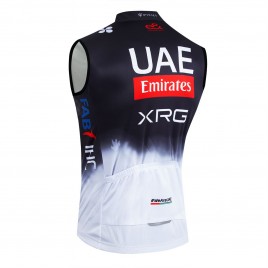 Gilet vélo coupe-vent sans manche UAE TEAM EMIRATES 2025 Noir