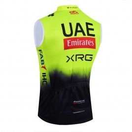 Gilet vélo coupe-vent sans manche UAE TEAM EMIRATES 2025 Fluo