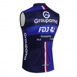 Gilet vélo coupe-vent sans manche GROUPAMA FDJ 2025