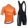 Ensemble cuissard vélo et maillot cyclisme équipe pro Euskaltel Euskadi 2025 Aero Mesh