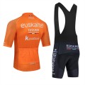 Ensemble cuissard vélo et maillot cyclisme équipe pro Euskaltel Euskadi 2025 Aero Mesh