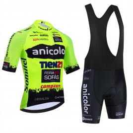 Ensemble cuissard vélo et maillot cyclisme équipe pro ANICOLOR TIEN 21 2025 Aero Mesh