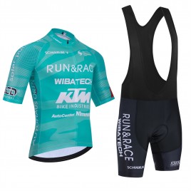 Ensemble cuissard vélo et maillot cyclisme équipe pro Santic Wibatech KTM 2025 Aero Mesh