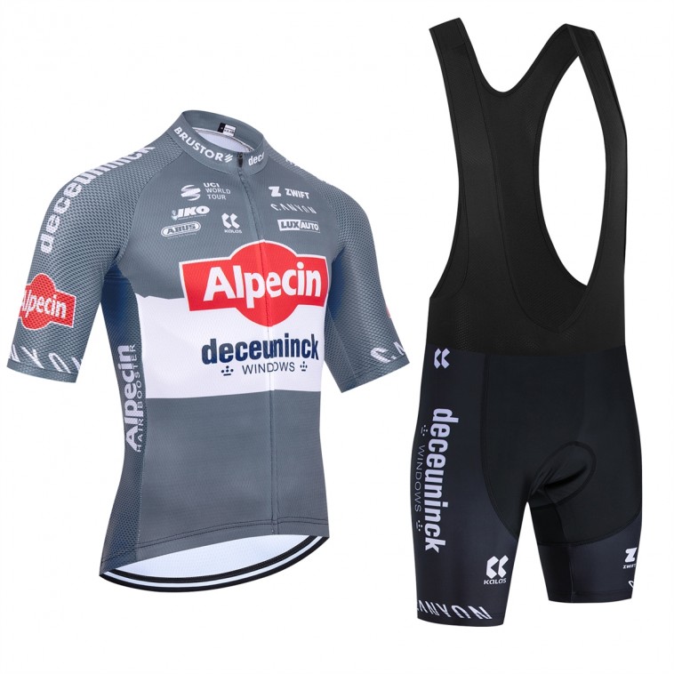 Ensemble cuissard vélo et maillot cyclisme équipe pro ALPECIN DECEUNINCK 2025 Aero Mesh
