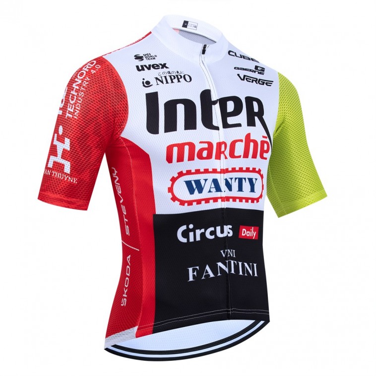 Maillot vélo équipe pro Intermarché - WANTY 2025 Aero Mesh
