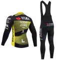Ensemble cuissard vélo et maillot cyclisme hiver pro VISMA Lease a Bike Tour de France 2025