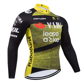 Maillot vélo hiver équipe pro VISMA Lease a Bike Tour de France 2025