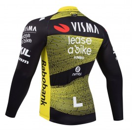 Maillot vélo hiver équipe pro VISMA Lease a Bike Tour de France 2025