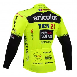 Maillot vélo hiver équipe pro ANICOLOR TIEN 21 2025