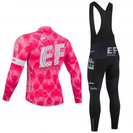 Ensemble cuissard vélo et maillot cyclisme hiver pro EF Education - EasyPost 2025