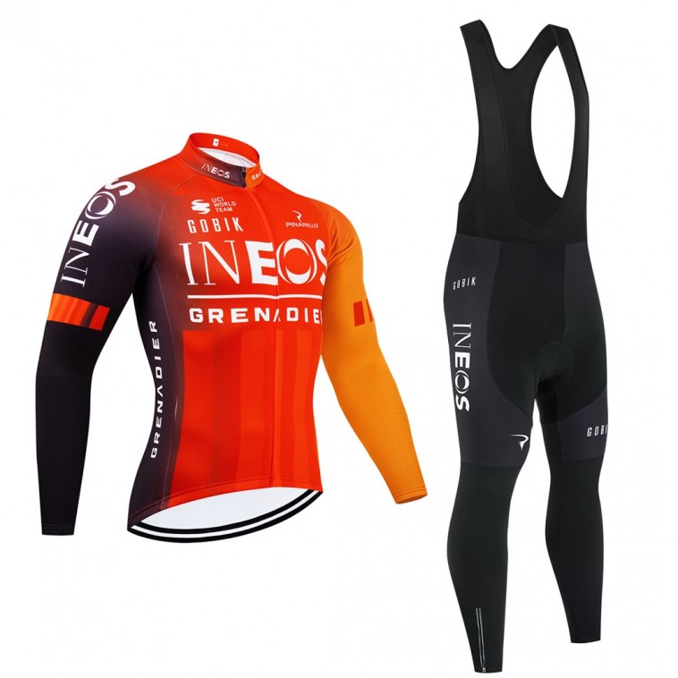 Ensemble cuissard vélo et maillot cyclisme hiver pro INEOS Grenadier 2025