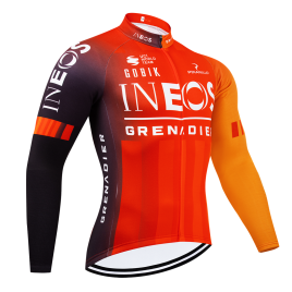 Maillot vélo hiver équipe pro INEOS Grenadier 2025