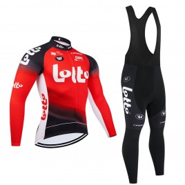 Ensemble cuissard vélo et maillot cyclisme hiver pro LOTTO 2025