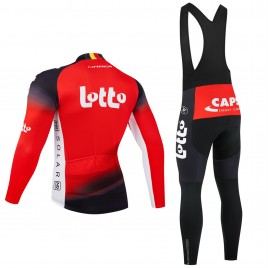 Ensemble cuissard vélo et maillot cyclisme hiver pro LOTTO 2025