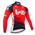 Maillot vélo hiver équipe pro LOTTO 2025