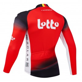 Maillot vélo hiver équipe pro LOTTO 2025