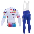 Ensemble cuissard vélo et maillot cyclisme hiver pro TOTALENERGIES 2025