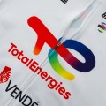 Ensemble cuissard vélo et maillot cyclisme hiver pro TOTALENERGIES 2025