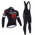 Ensemble cuissard vélo et maillot cyclisme hiver pro TUDOR 2025