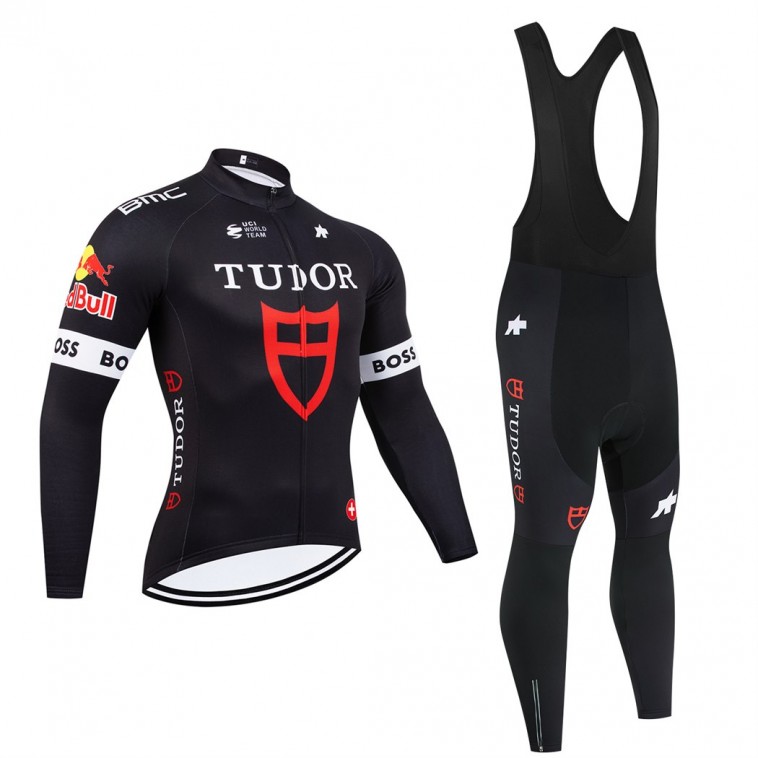 Ensemble cuissard vélo et maillot cyclisme hiver pro TUDOR 2025