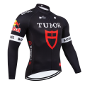 Maillot vélo hiver équipe pro TUDOR 2025