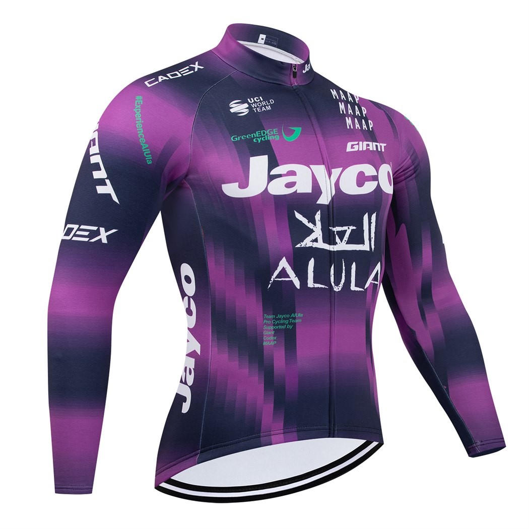 Maillot Cycliste Colnago Diadora Vintage Manches Longues - Taille L, Violet/rose