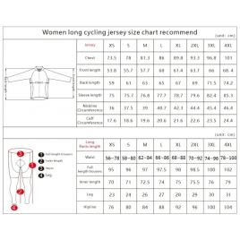 Ensemble cuissard vélo et maillot cyclisme long femme Mieyco